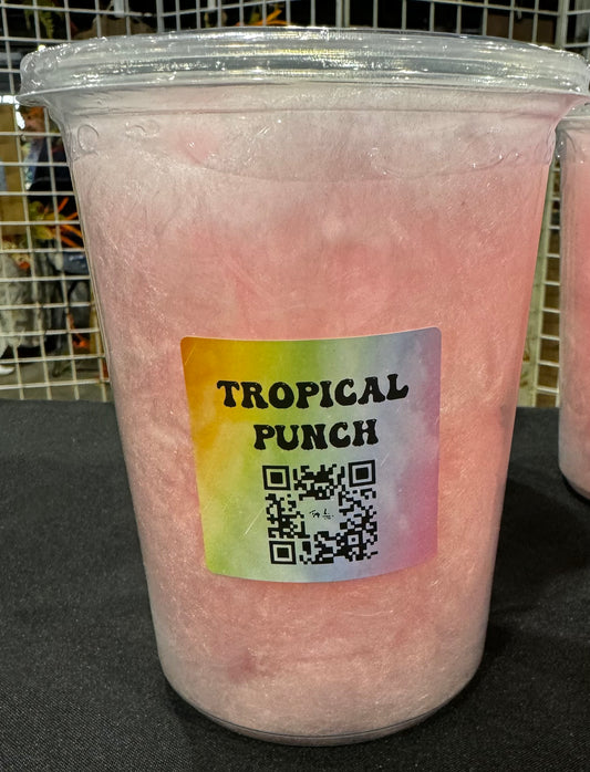 Tropical punch Cotton Candy