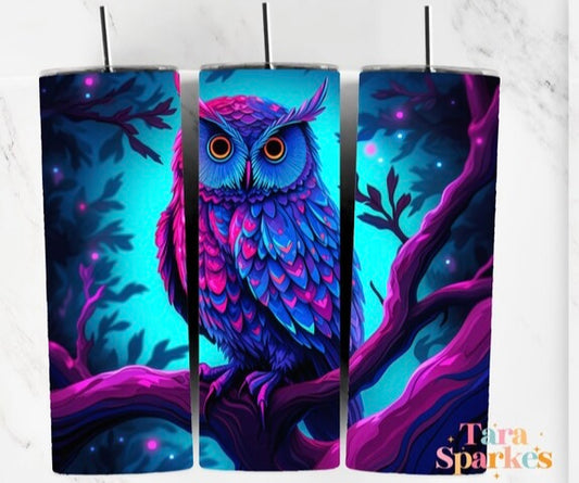 Purple owl