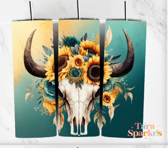 Skull flowers