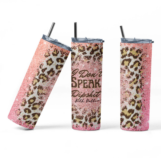 Yell0wstone Tumbler Pink Sparkle