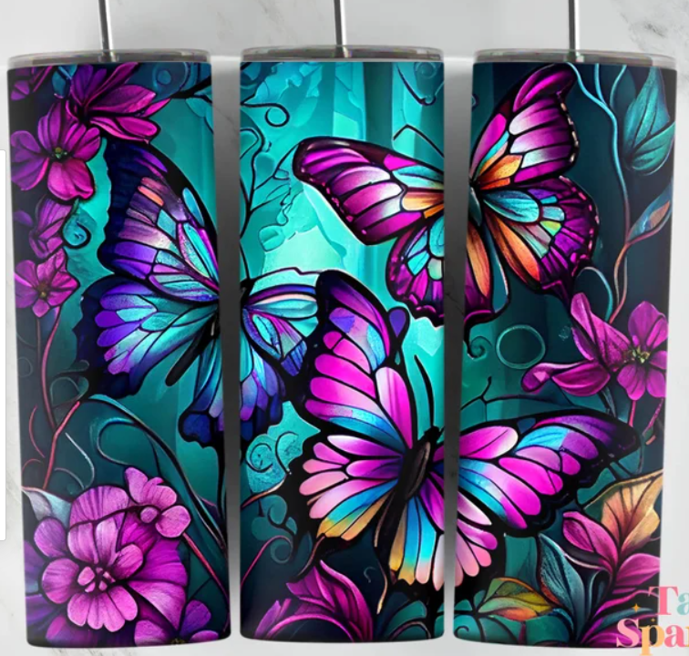 Green&Purple Butterflies