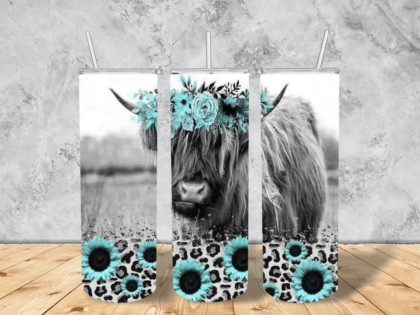 Teal Cow