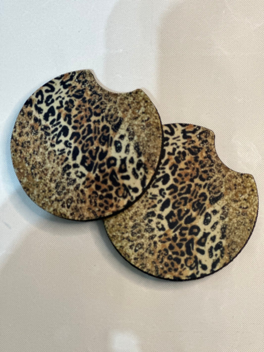 Gold cheetah print