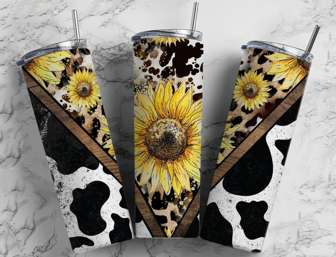 Sunflower cow